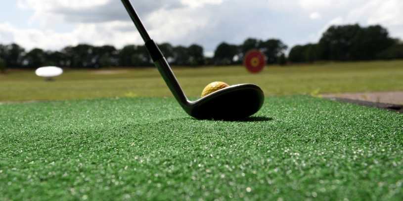 Robotic range picker offering a clean golf course.